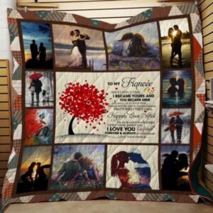 Family To My Fiancee Quilt Blanket  Quilt